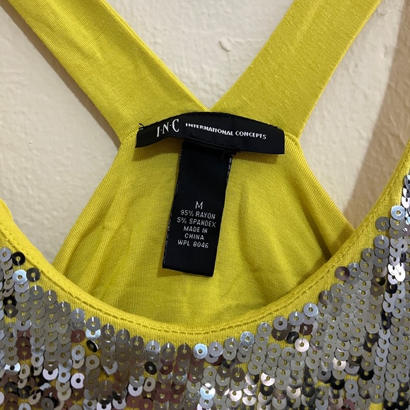 INC Sequin top - Picture 2 of 4